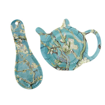 Van Gogh Almond Blossom Spoon Rest & Teabag Tidy