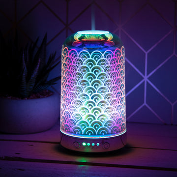 Desire Aroma Humidifier 3D Lamp Colour Changing - Orb Waves