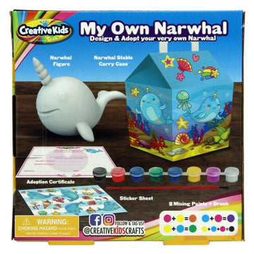 Make You Own Narhwal Kids Designing Painting Arts and Crafts - Bonnypack