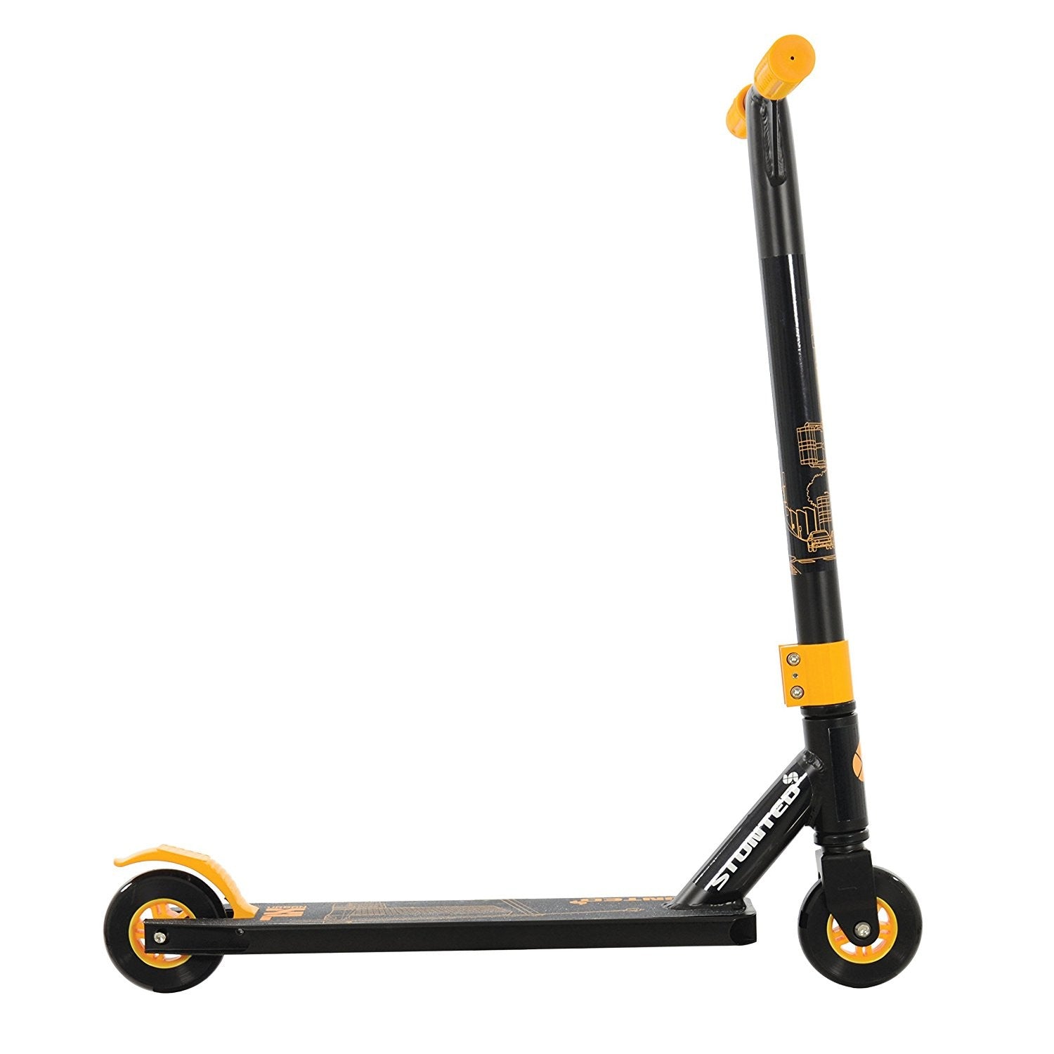 Stunted Urban XL Stunt Scooter Yellow - Bonnypack
