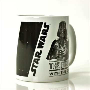 Official Star Wars Logo Darth Vader Tea Coffee Mug Cup Large 11OZ