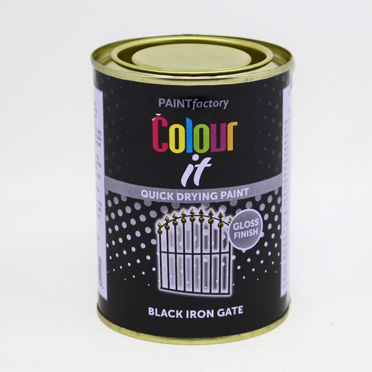 Paint Factory Colour It 300ml Iron Gate Black - Bonnypack