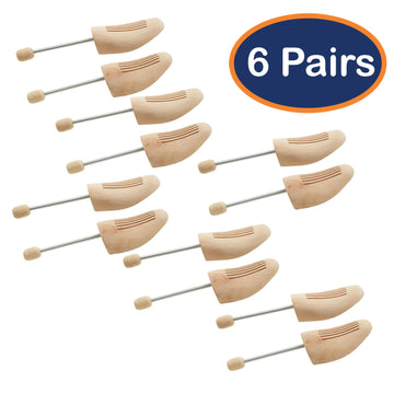 6-pairs of Size 7/8 Wooden Men's Shoes Shaper