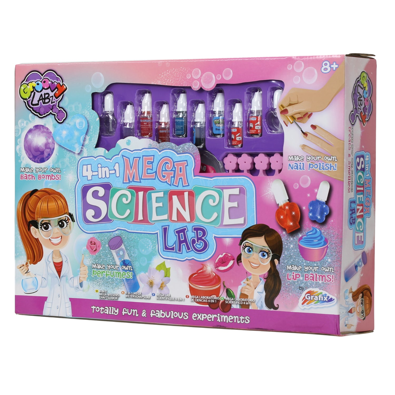 Mega Science Lab Make Your Own Cosmetics Kids Set