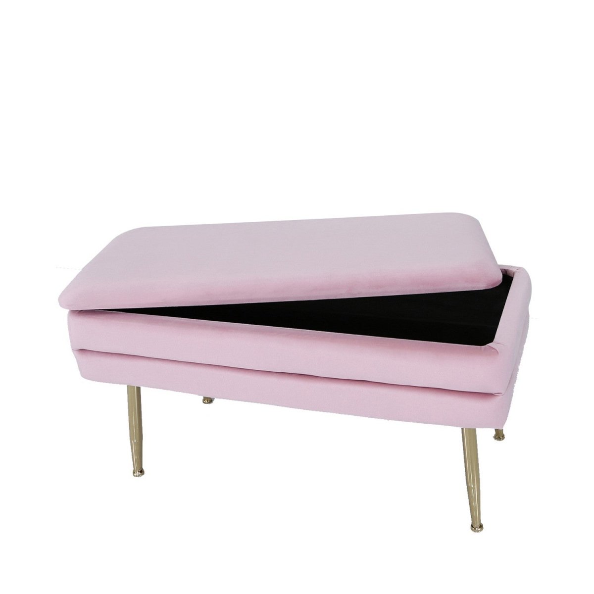 Rose Pink & Gold Storage Bench Rose - Bonnypack