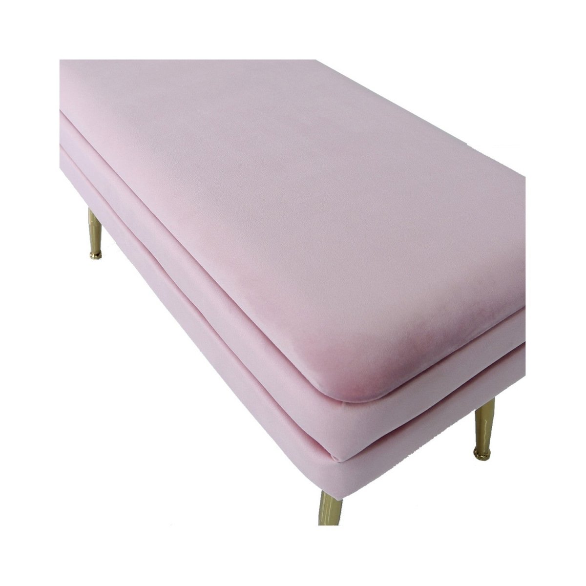 Rose Pink & Gold Storage Bench Rose - Bonnypack