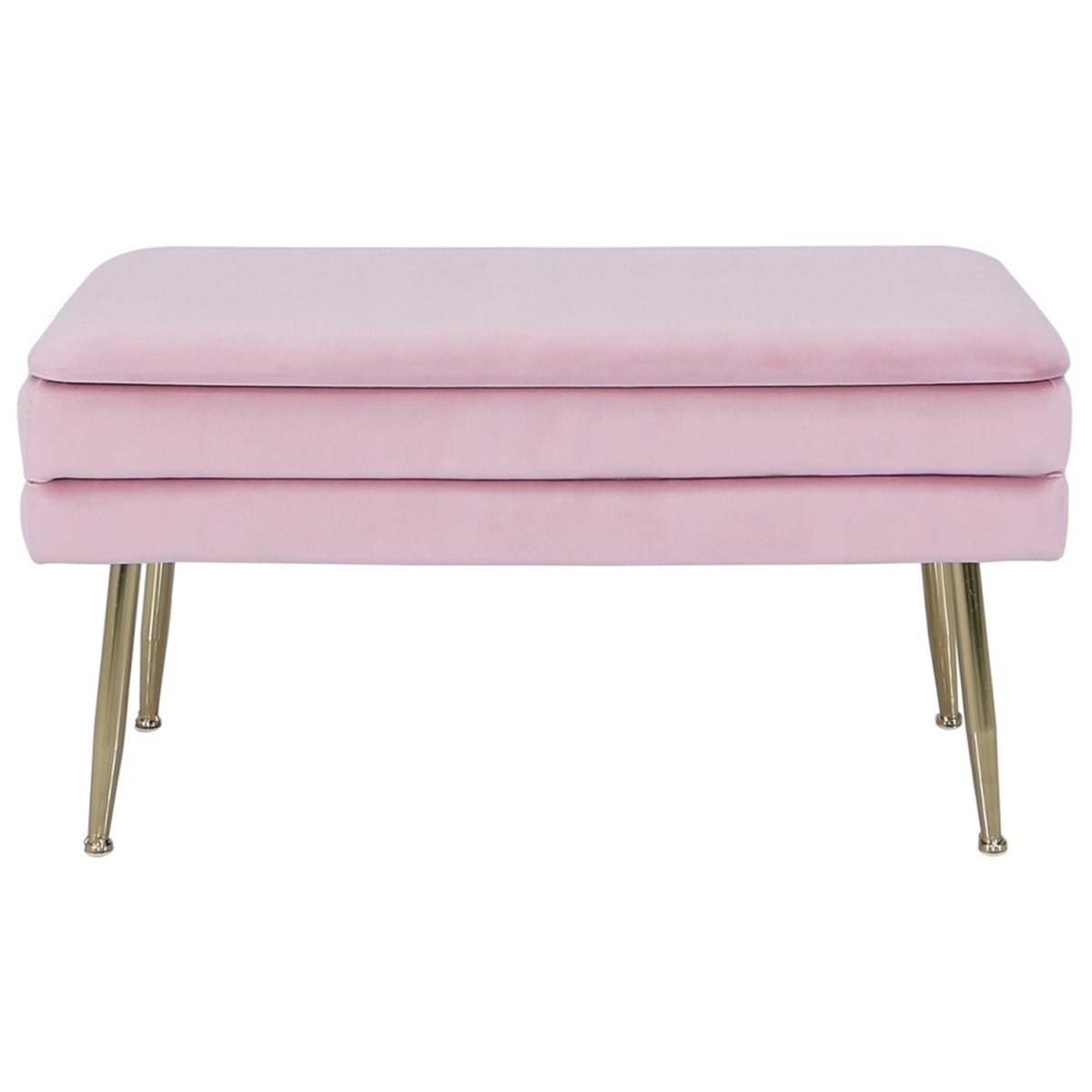 Rose Pink & Gold Storage Bench Rose - Bonnypack