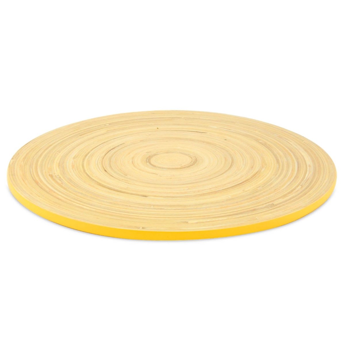 Round Placemat 33cm Custard - Bonnypack