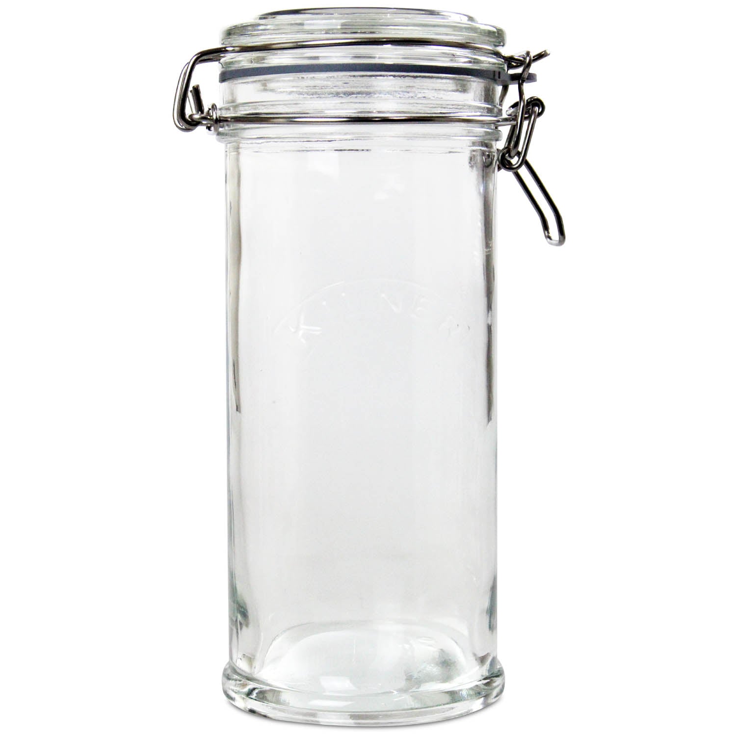 Kilner Set-Of-3 450ml/750ml/1L Glass Signature Clip Top Lid Jars - Bonnypack