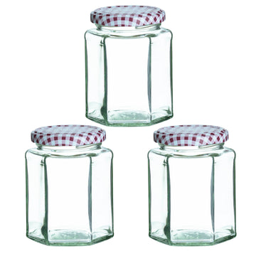 Kilner 3pcs 280ml Glass Storage Canister Jars Set