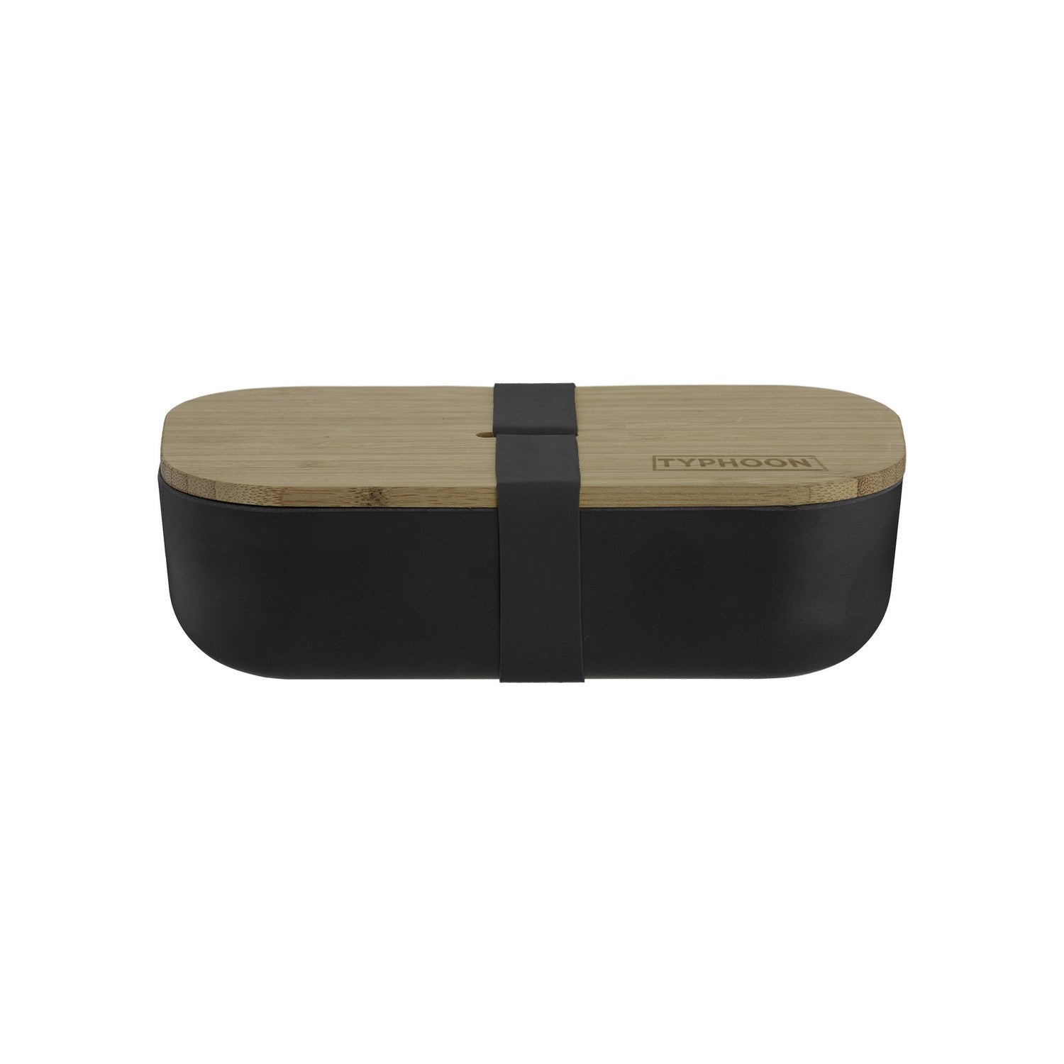 Typhoon Pure Black Bamboo Fibre Lunch Box