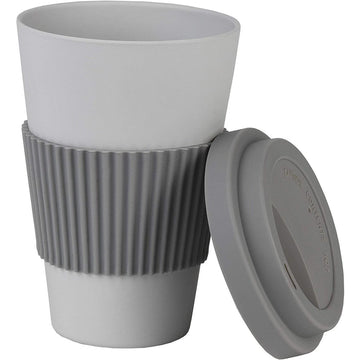 Salter 470ml Earth Grey Lightweight Reusable Coffee Cup Travel Mug