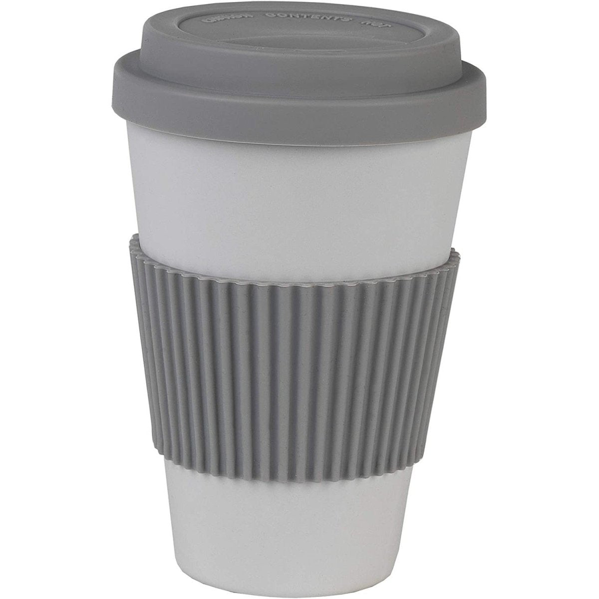 Salter 470ml Earth Grey Lightweight Reusable Coffee Cup Travel Mug - Bonnypack