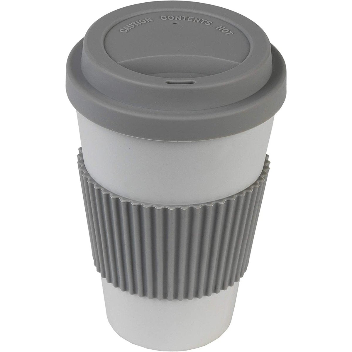 Salter 470ml Earth Grey Lightweight Reusable Coffee Cup Travel Mug - Bonnypack