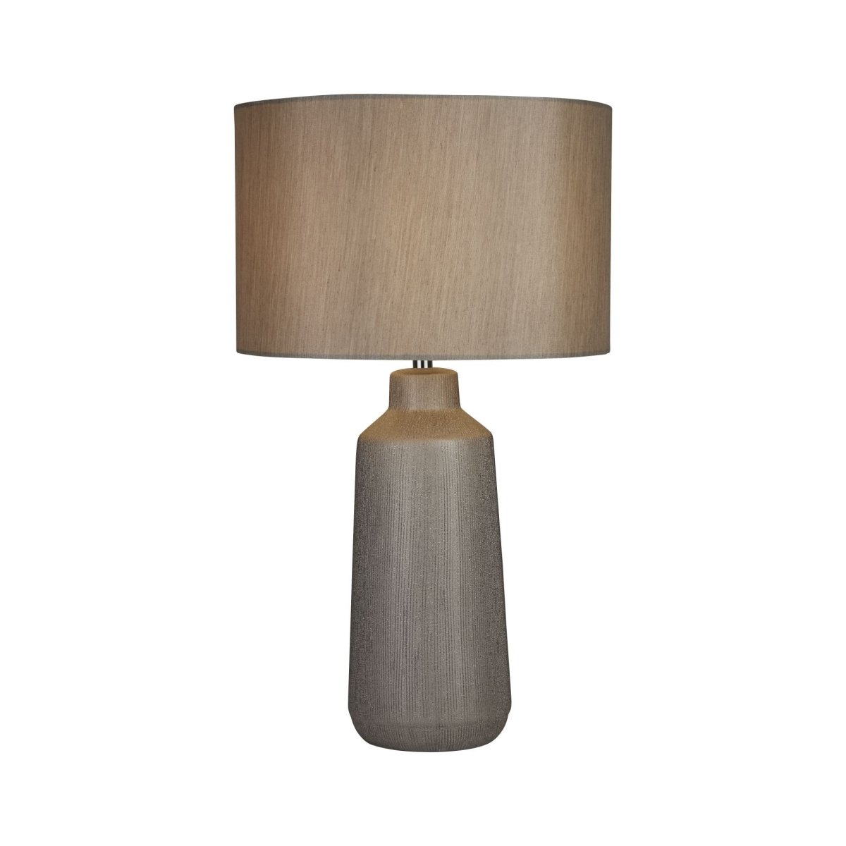 Searchlight Isla Silver Ceramic Touch Table Lamp - Bonnypack