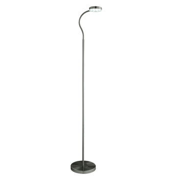 Adjustable LED Round Head Free Standing Standard Floor Lamp Light