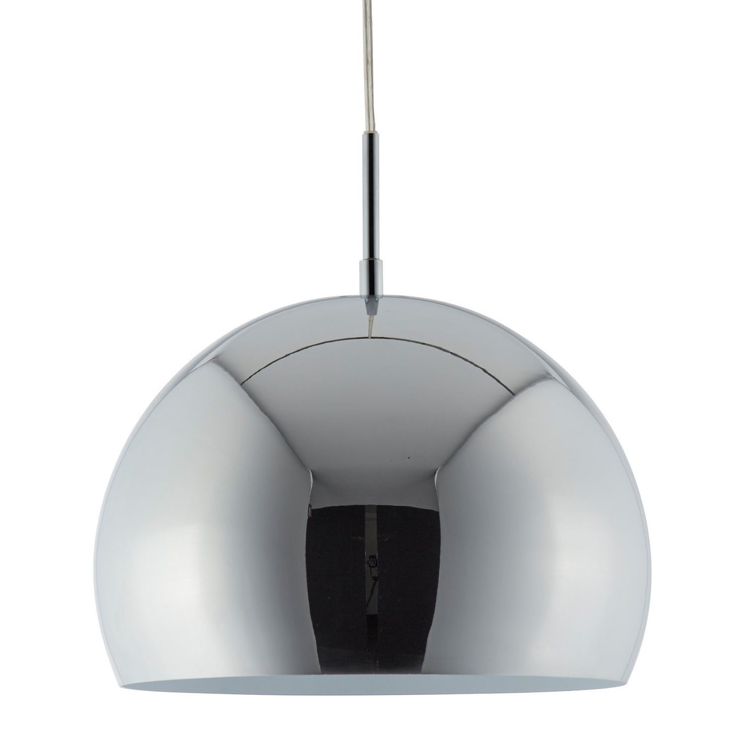 Industrial 30cm Chrome Ball Shade Chandelier Ceiling Pendant Light - Bonnypack