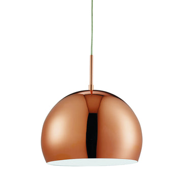 Domas Copper Ball Ceiling Pendant Light Lamp Shade