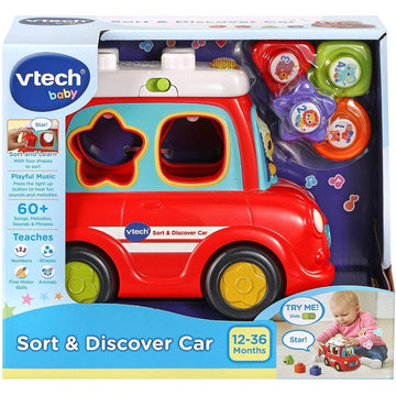 Sort & Discover Car Educational Stacking Learning Toy - Bonnypack