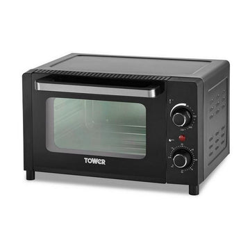 Tower 12 Litre Black with Silver Accents Mini Oven - Bonnypack
