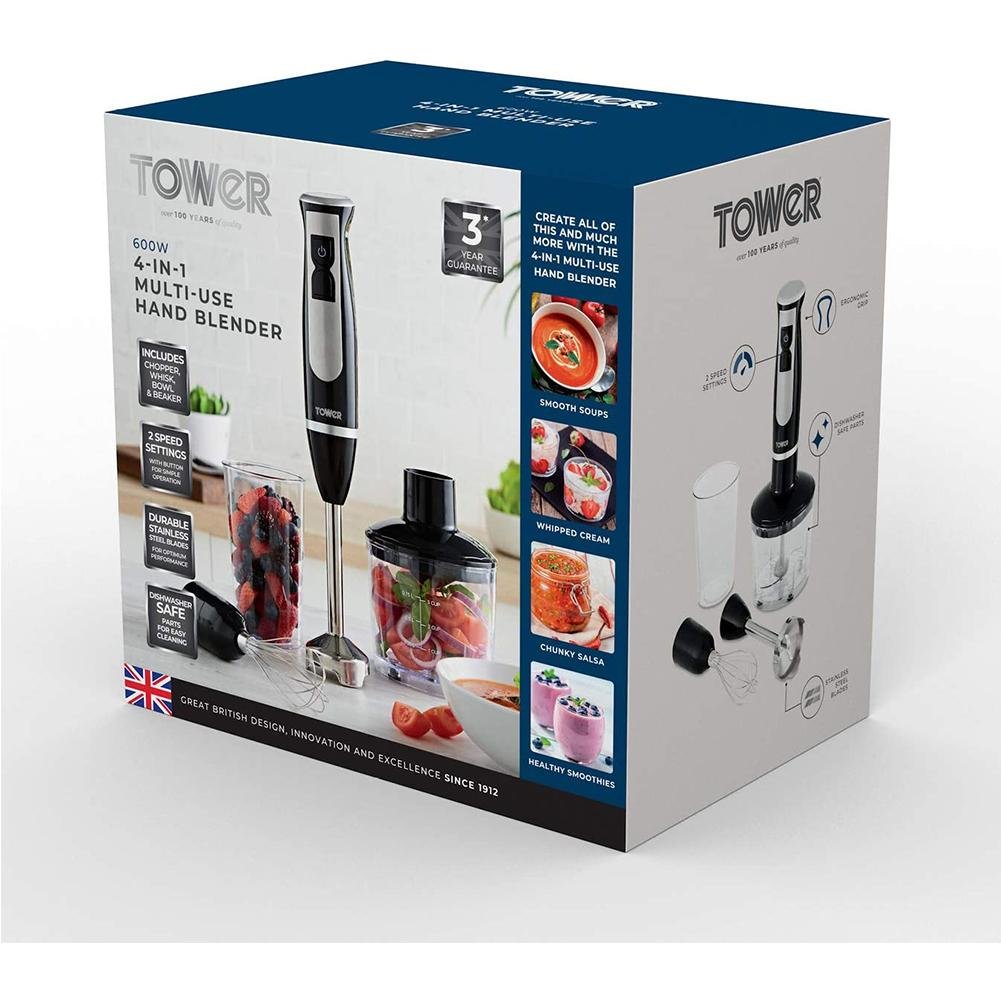 Tower hand outlet blender