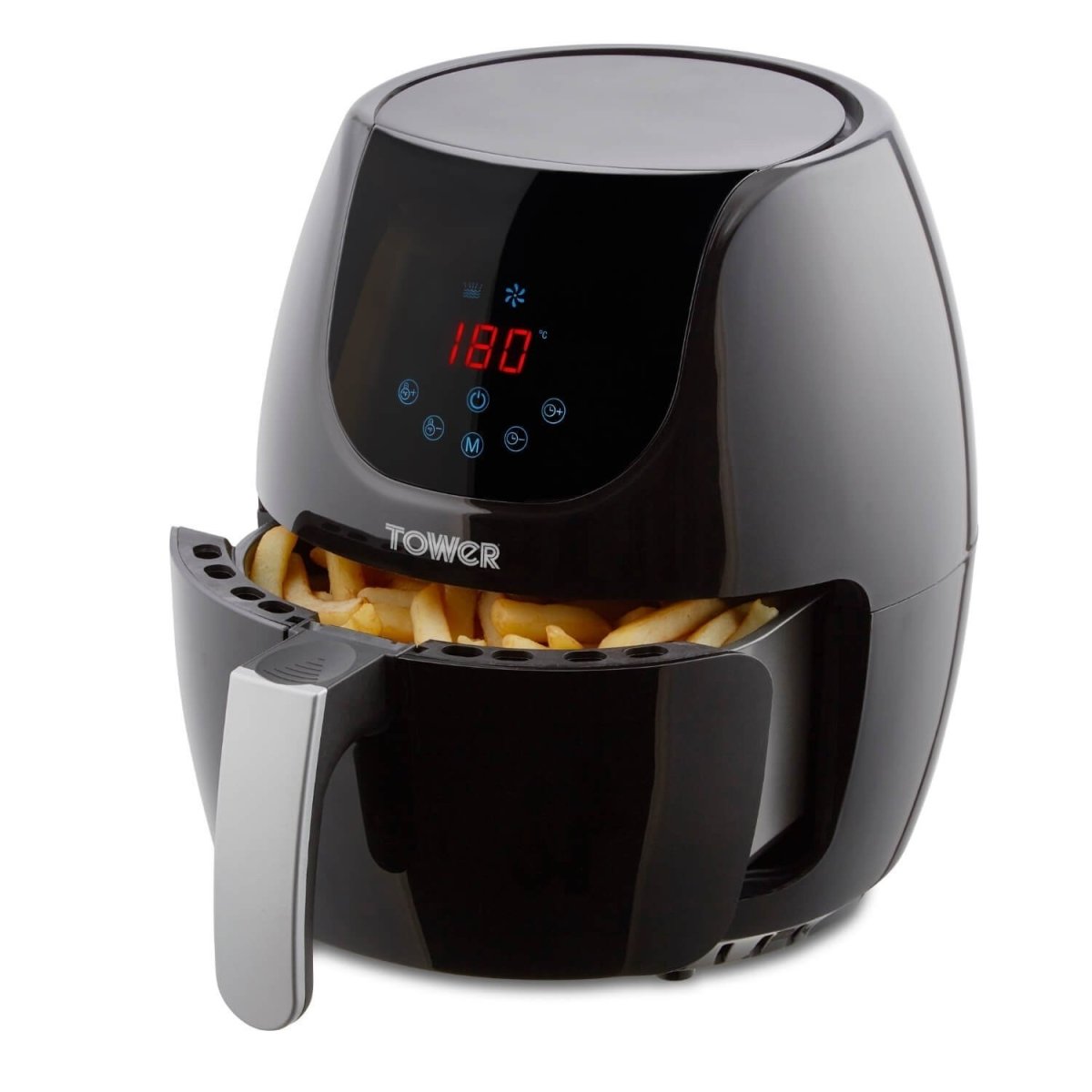 Tower 4L 1400W Vortx Black Digital Air Fryer - Bonnypack