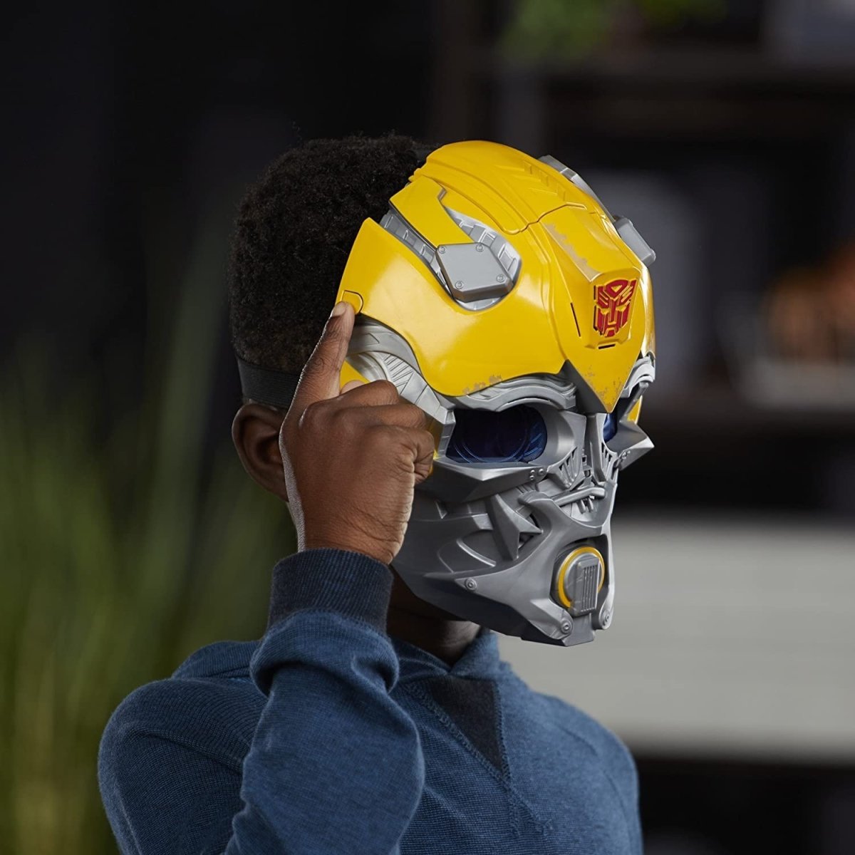 Transformers The Last Knight Bumblebee Voice Changing Mask Ages 5+ - Bonnypack