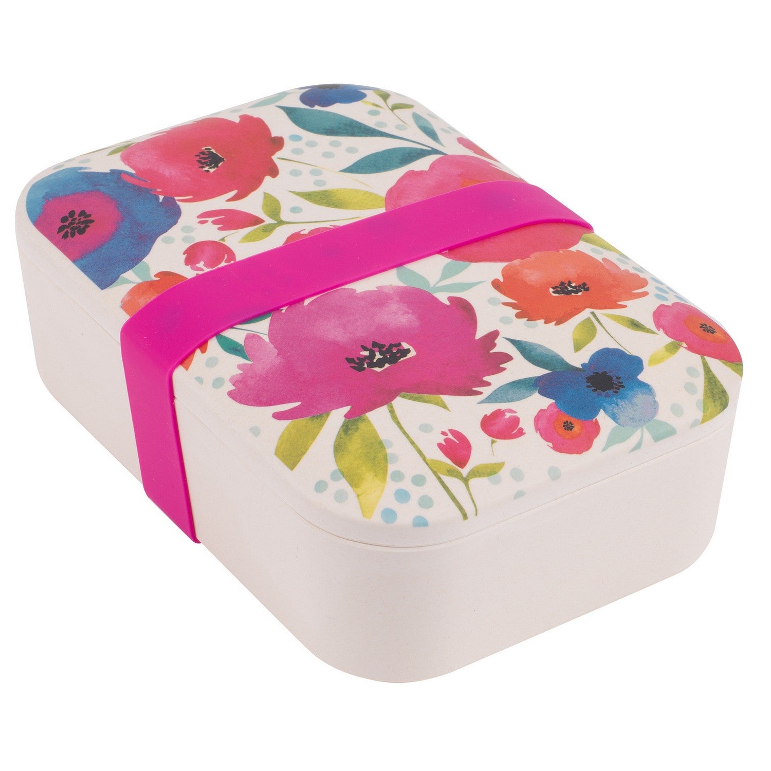 Posy Flowers Design Bamboo Eco Lunch Box
