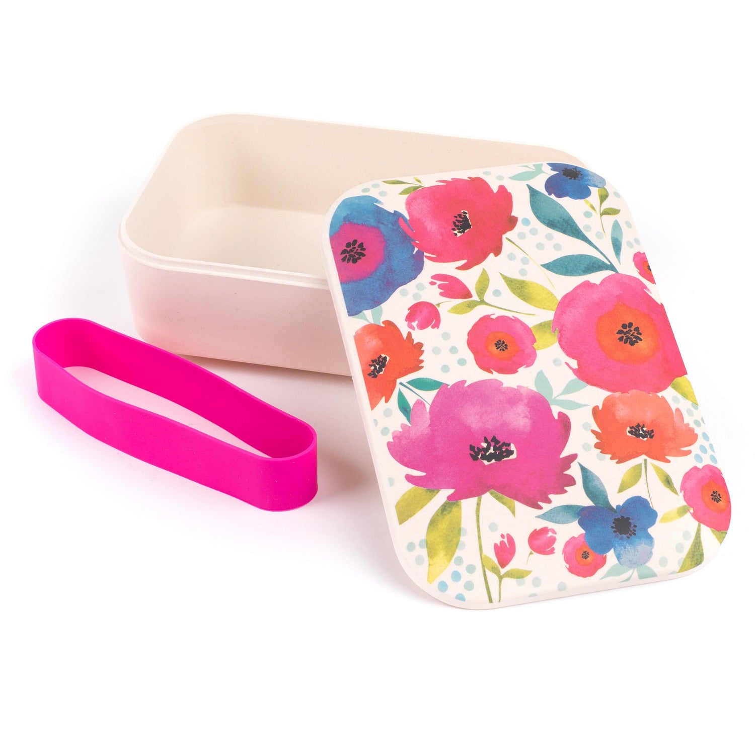 Posy Flowers Design Bamboo Eco Lunch Box - Bonnypack
