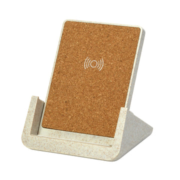 Intempo Wireless Phone Charger Dock IOS/Android Cork Plate