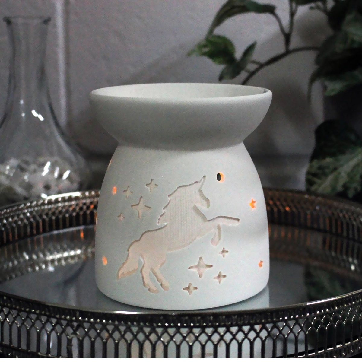 Wax Melt Burner - Ceramic Unicorn 11cm - Bonnypack