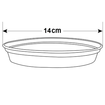 20-Pcs Pot Saucer Tray for 7.5-10cm