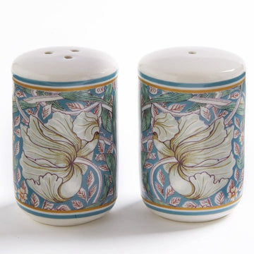 William Morris Blue Pimpernel Salt & Pepper Shakers