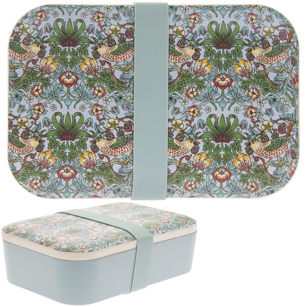 William Morris Green Strawberry Thief Floral Lunchbox - Bonnypack