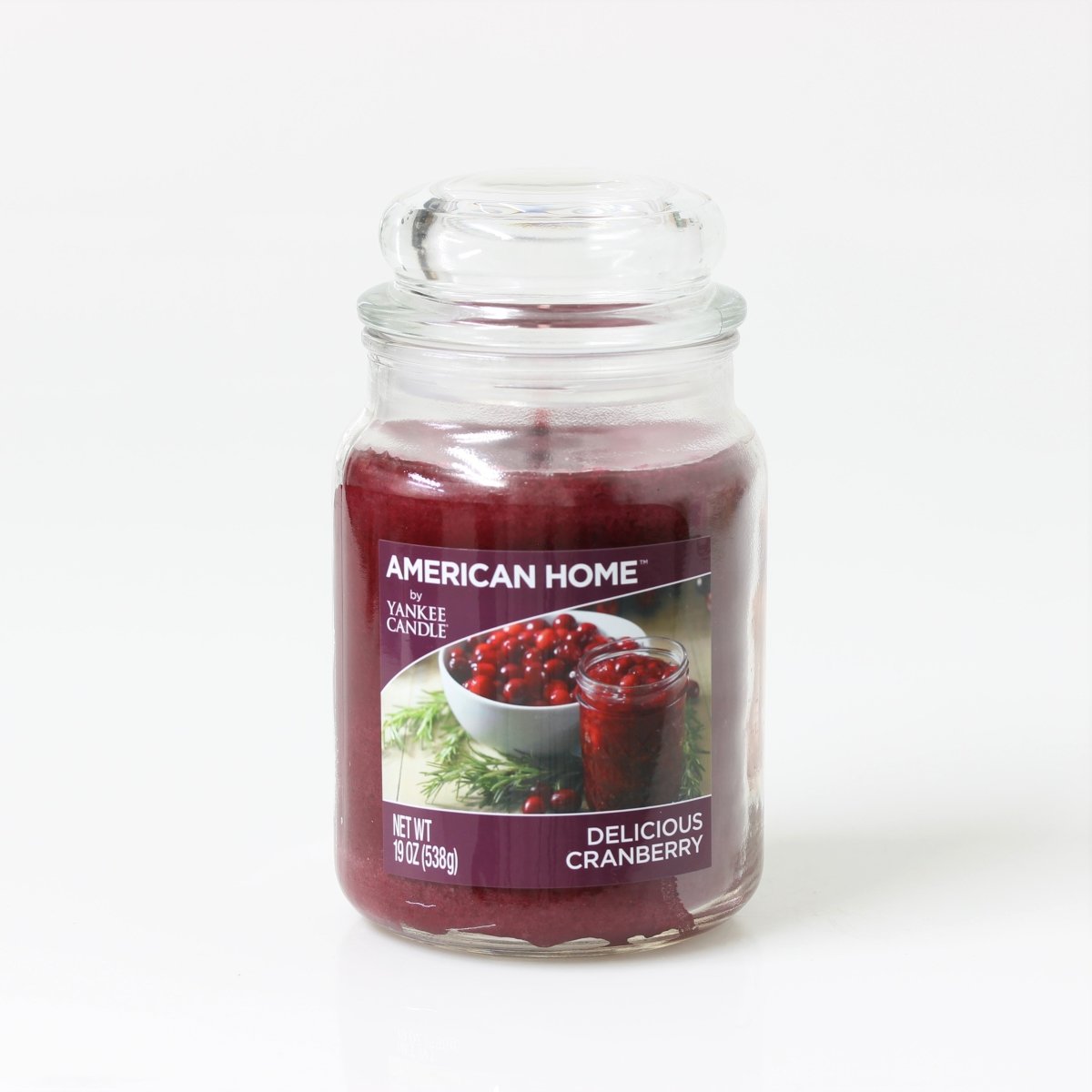 Yankee 19oz Jar Candle Delicious Cranberry Flavour - Bonnypack