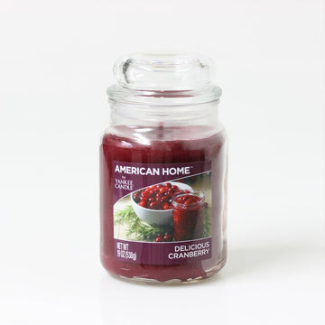 Yankee 19oz Jar Candle Delicious Cranberry Flavour