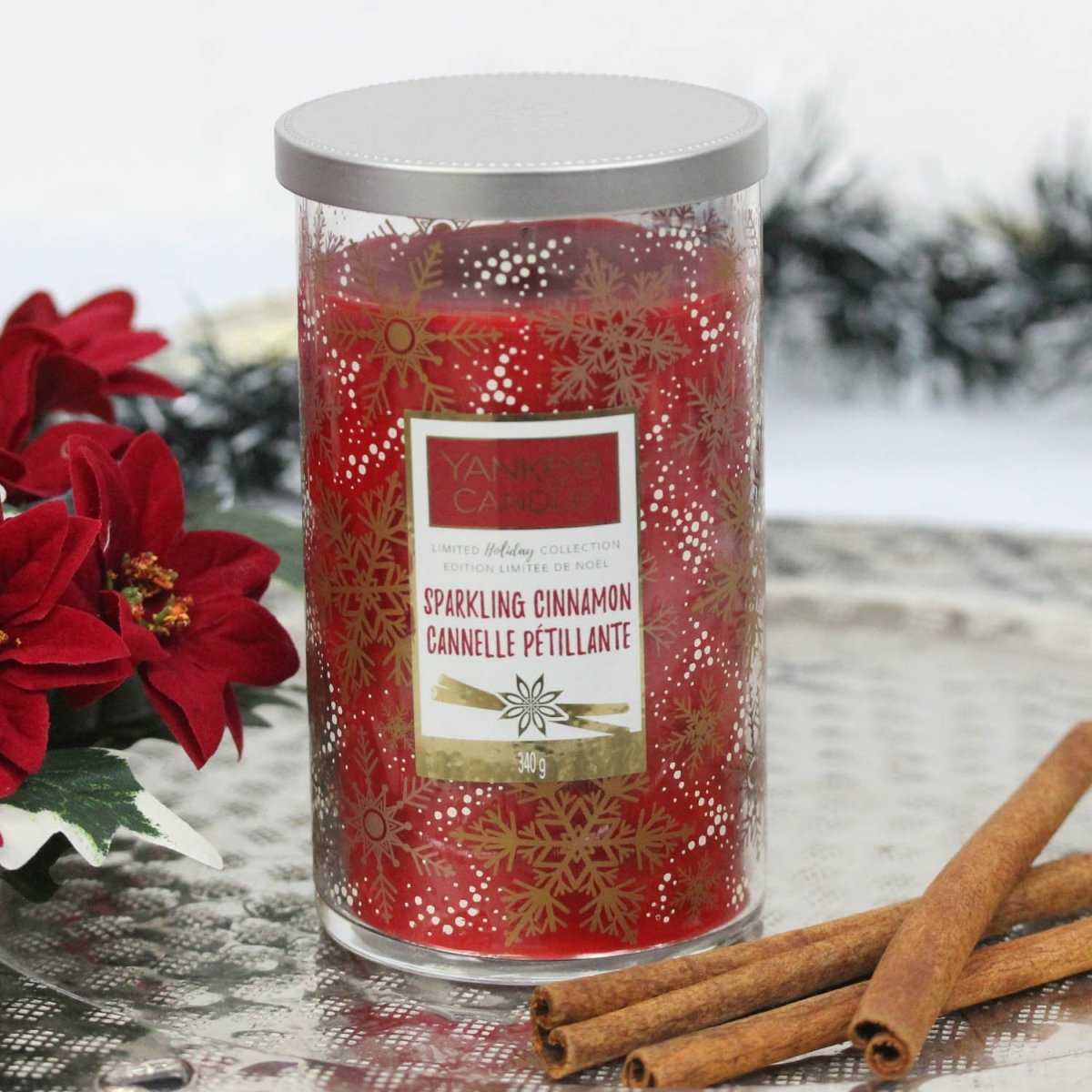 Yankee Scented Candle Sparkling Cinnamon 340g Tumbler - Bonnypack