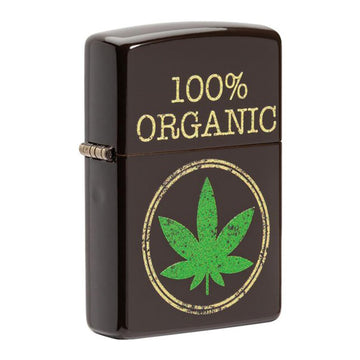 Zippo 100% Organic Leaf Design Lighter
